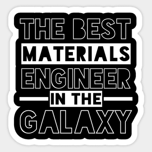 materials engineer Sticker